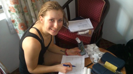 Jag gör mina tester i Kathmandu