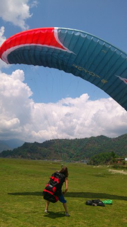 Landningsplats, End of the Lake, lite balansering!